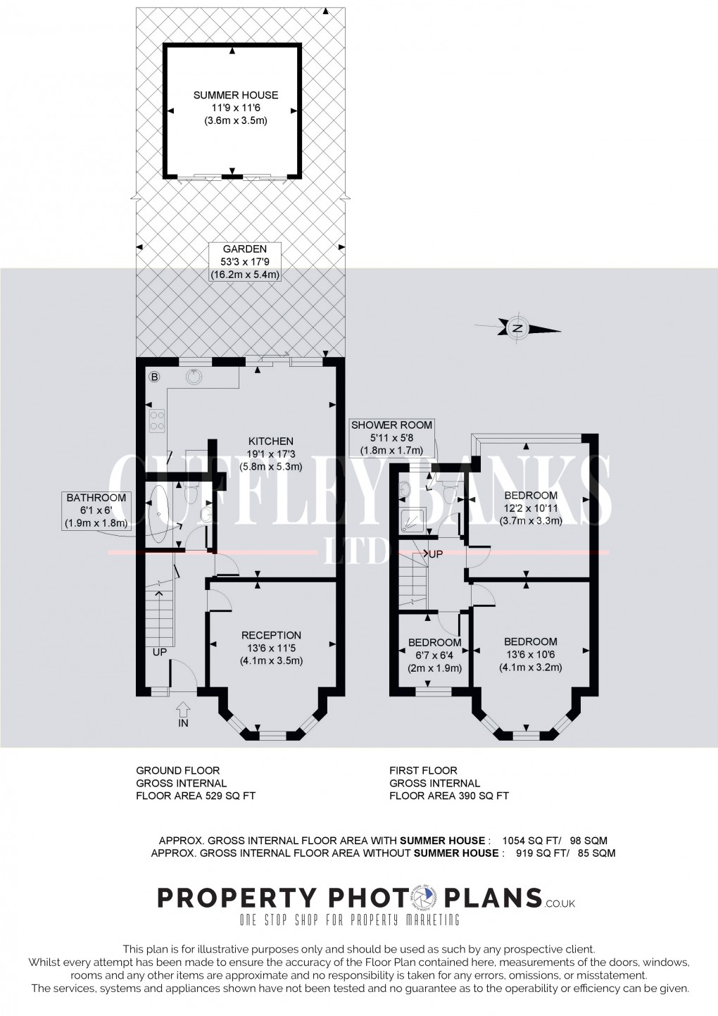 Floorplan for Perivale, Middlesex