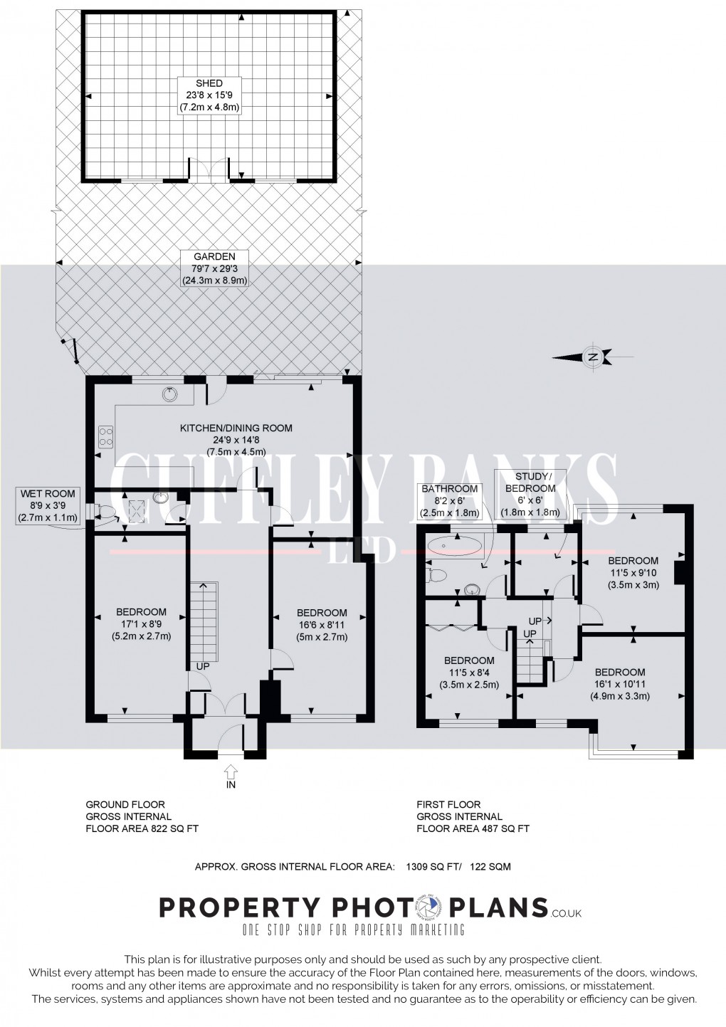 Floorplan for Perivale, Middlesex