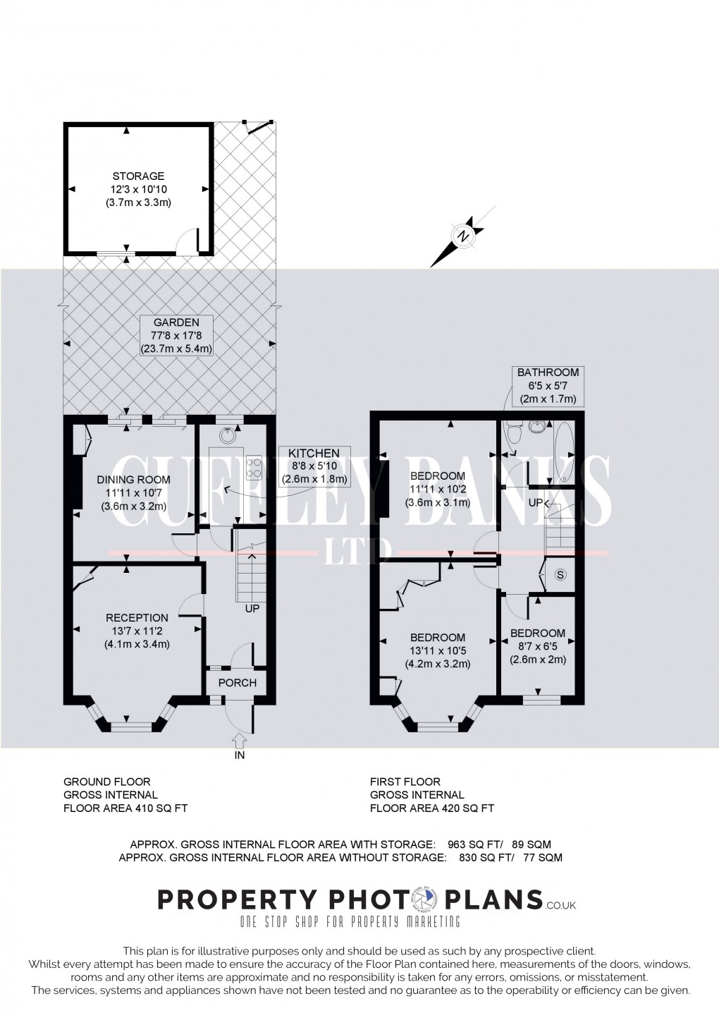 Floorplan for North Greenford, Middlesex