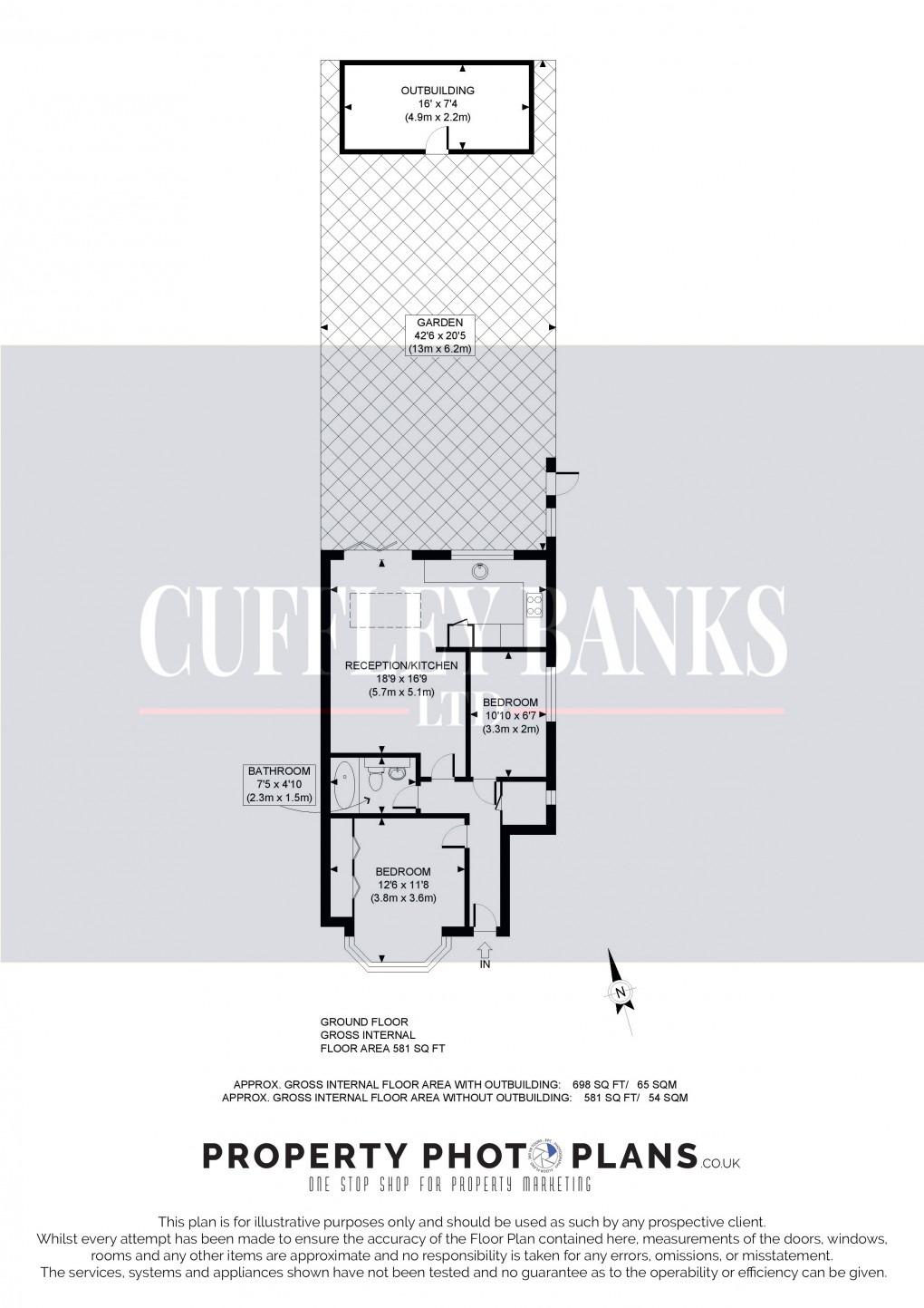 Floorplan for Perivale, Middlesex